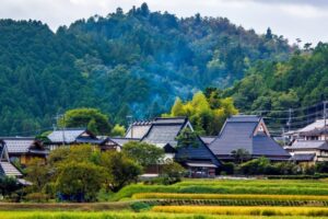ふるさと納税イメージ　日本の田舎の風景
